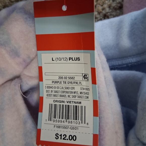 3 PAIR / GIRLS Size LARGE 10 12 Plus / NWT Fleece JOGGERS PJ BOTTOMS / 3 COLORS - Picture 5 of 10